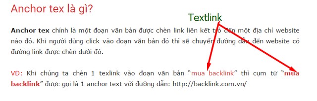 Những lưu ý khi dùng textlink dành cho người mới